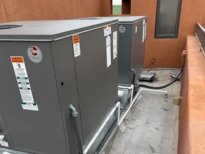 Picture of Heating unit from Seer HVAC company. 