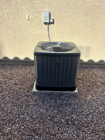 Portfolio image of SEER HVAC work done on an AC Unit that needed Servicing in Green Valley, Arizona.