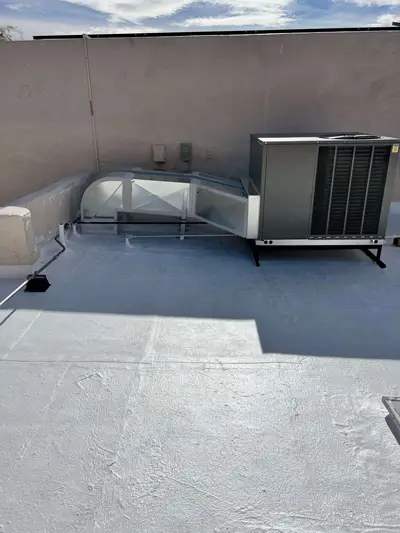 Portfolio image of SEER HVAC work done on a commercial bulding installing air ducts in Oro Valley, Arizona